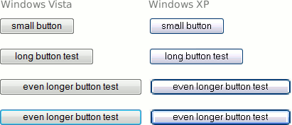 Windows XP vs. Vista form buttons screenshot